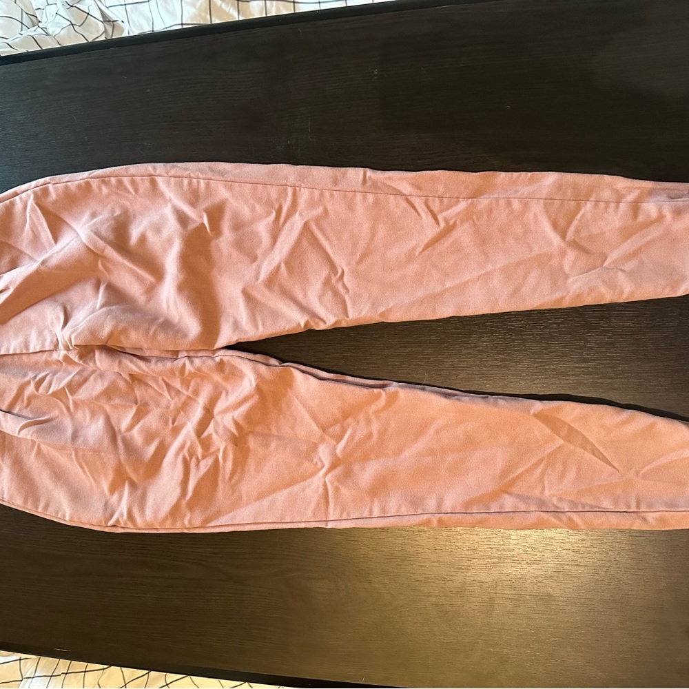 Blush pink slacks